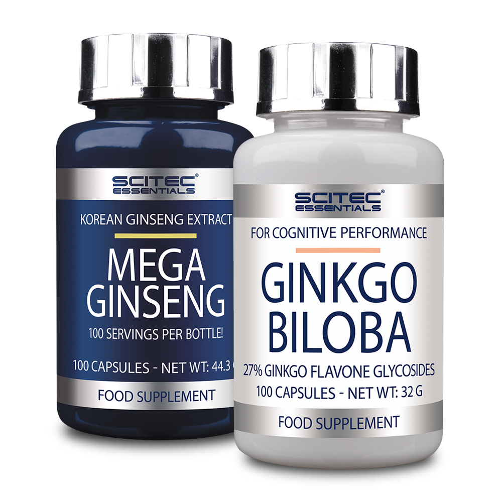 Mega Ginseng + Ginkgo Biloba (Set) Scitec Nutrition
